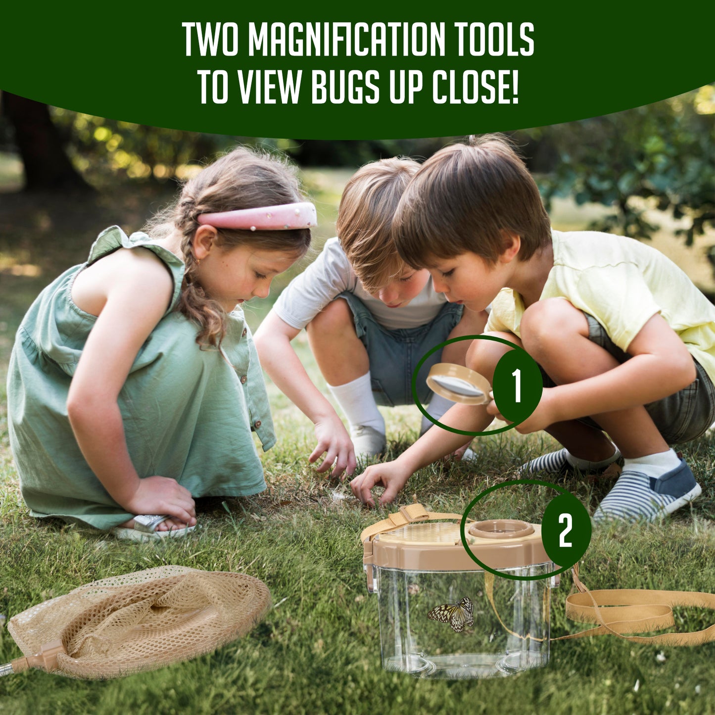 Butterfly & Insect Catching Kit – Outdoor Exploration Set for Kids