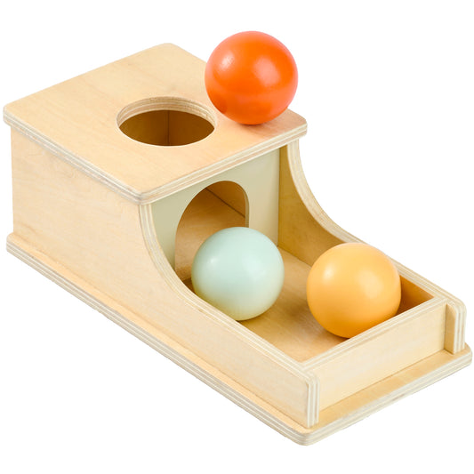 Object Permanence Box 2.0 – Wooden Developmental Toy for Babies 6+ Months